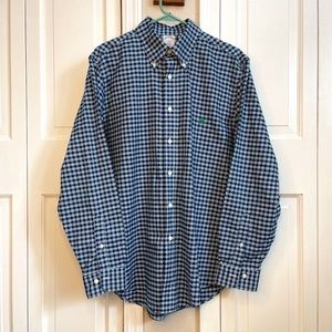 Brooks Brothers Regents Blue Plaid Long Sleeve L